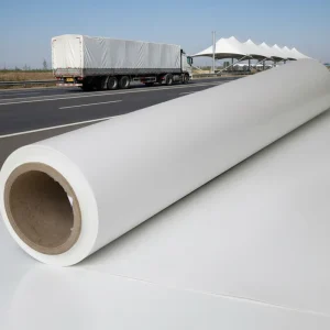 FR B1 Anti static Woven Waterproof Coated Oilproof Tear Resistant Medium Weight PVC Tarpaulin Rolls for Membrane Structure