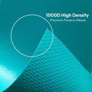 FR B1 M2 NFPA701 Lona 610gsm Blue 1000*1000D 14*14 PVC Laminated Tarpaulin Durable for Outdoor Sport Swimming Pool Industry