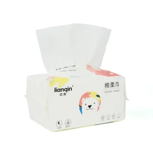 FREE SAMPLE Custom Face Cleaning Dry Tissue Towel Eco Friendly Disposable Soft Facial Cotton Tissu Manufacturer