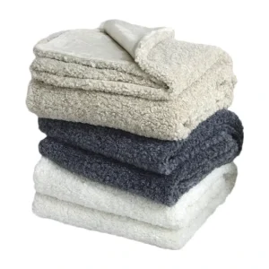 FY Custom Queen Size Fleece Blanket Double Layer Other Blankets for Bedroom