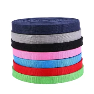Fabric Bias Tape High Quality Custom Plain Flat Mix Colors Knitting Polypropylene Webbing Strap for Bag