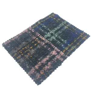 Fabric Manufacturing Woven Jacquard Striped Plaid Tweed Fabrics for Clothing 2146