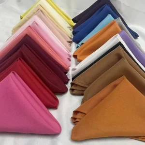 Fabric Reusable Plain Napkin Wedding Decorations Napkins for Event Wedding Restaurant