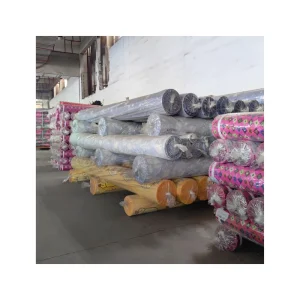 Fabric Source Factory 100% Polyester Lightweight Twill Memory Shrink Resistant African Wax Fabric for Girls Dress