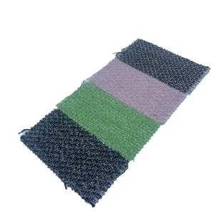 Fabric Supplier Woven Cross Embossed Tweed Wool Polyester Fabrics for Clothing 3180