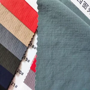 Fabrics 70D Ribstop Nylon Spandex Fabric 4 Way Stretch Woven Textile Fabric for Men’s Pants Jacket Sportswear