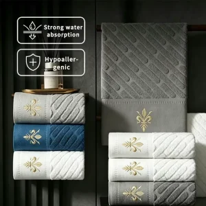 Face Towel Lightweight Super Absorbent 100% Pure Cotton Bath Towel (multi-color, 35 cm X 75 Cm)