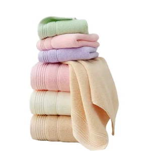 Factory 100% Cotton Towels Indoor Luxury Fast Dry Home Hotel Bath Towel Set