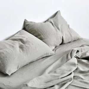 Factory 100% Flax Linen Bedding Set French Flax Linen Anti-Bacteria Anti-Dust Mite Anti-static Customizable Sizes Pillowcase 50