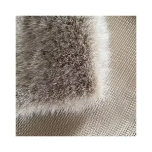 Factory 100% Polyester Knitted Fabric Home Textile Clothing Plush Imitation Fox Fur Imitation Rabbit Fur Coat Fabric