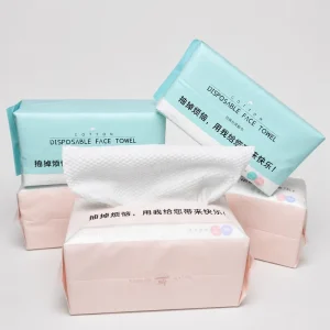 Factory 100% Viscose Disposable Cotton Facial Tissue Soft Pack Nonwoven Paper Towels for Home Use Face Washcloths