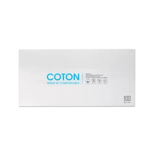 Factory 100Pcs Boxed Disposable Face Towel Non Woven Cotton Wipes Soft Dry Facial Cleaning Cloths Custom
