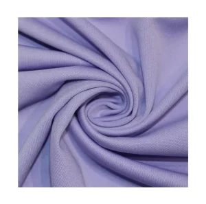 Factory 100%polyester Interlock Fabric Purple Make to Order Custom Colors Garment Skirt Dress