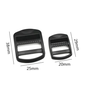 Factory 20mm 25mm Metal Adjustable Ladder Lock Slider Buckle for Multifunction Backpack Webbing