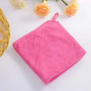 Factory 30x30cm Microfiber Thickened Double Sided Absorbent Quick Dry Scratch Free Kitchen Detailing Car Towels