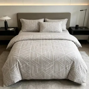Factory 500TC Durable 100% Polyester American Style Modern Home Textile Bedding Set Customizable Plant Cartoon Hotel