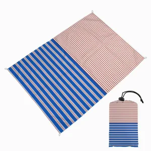 Factory 55*78 Inches Ultra Light Pocket Picnic Blanket Non Stick Folding Mat Waterproof Picnic Mat for Beach Outdoor