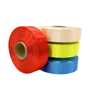 Factory 75 72 150 48 High Strength Slub Yarn Hand Knitting Embroidery Use 100% Fdy Polyester Yarn Dyed OE Technics Eco Friendly