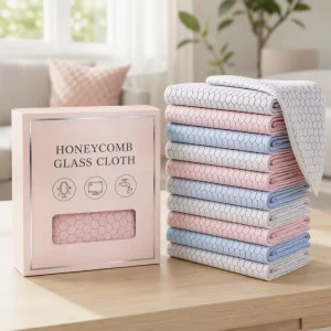Factory Absorbent Microfiber Polishing Cloths Antibacterial Scratch-Free Kitchen Window Screens Reusable Lint Free Eco-Friendly