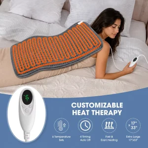 Factory Adjustable Temperature Heating Pad Customizable Size Heating Blanket That Can Be Washed Waist Heating Pad