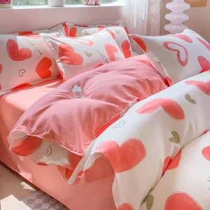 Factory All Season Washed Cotton King Size Bedding Set