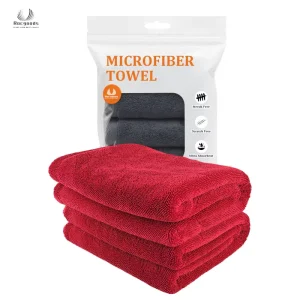 Factory Auto Detailing Static-Free Paint-Safe High Twist 1200gsm Car Towel 1400gsm Magic Towel for Cars