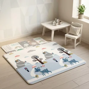 Factory Baby Play Mat Foldable XPE Double Sided Thickened Waterproof Anti Slip Portable Floor Mat Tummy Time Indoor