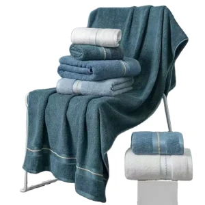 Factory Bamboo Towel Set Bath Hand Face Towel Set Soft Absorbent Bathroom Towel Collection
