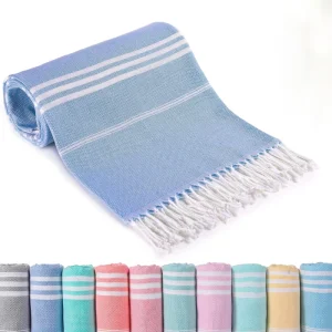 Factory Bath Towel Custom Beige Turkish Beach Towel 100% Cotton Turkish Cotton Beach Towels With Tassels