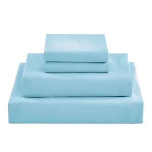 Factory Bed Sheets Luxury Satin 4pcs King Size Fitted Flat Bed Sheet Set with Pillowcase