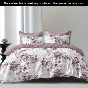 Factory Bedding Set Polyester 200TC Washable Home 3 Pcs Florals Chinese Style Duvet Cover Bed Cover