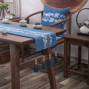Factory Bulk Custom Logo Embroidered Heat Transfer Digital Printing Design Sublimation Simple Eco-Friendly Waterproof Long Table