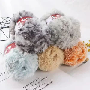 Factory China High Quality 100% Dyedtypes of Fancy Yarn Threads Chunky Knit Blanket Velvet Yarn