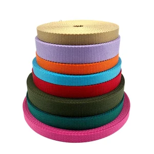Factory Colorful Woven 100% Nylon Multifunction Webbing for Bags Shoes Garments Eco Friendly UV Resistant