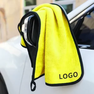 Factory Coral Fleece Car Wash Drying Towel Custom 60x40cm Super Absorbent Auto Detailing Microfiber Cleaning Cloth