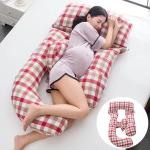 Factory Cotton Organic Pregnancy Pillow Full Body Support Maternity Pillow for Sleeping