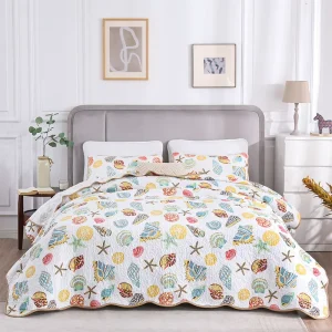 Factory Cotton Printed Quilt Set Bedding Set Suitable for All Seasons Cotton
