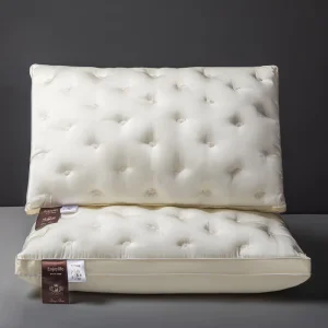 Factory Cotton Satin Pillow Soft Microfiber Fluffy Pillow Bed Sleeping Pillows