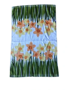 Factory Custom 100% Cotton Printing Towel Soft Comfortable Absorbent Vivid Eco friendly Home Kitchen Towel