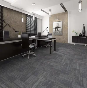 Factory Custom Carpet Tile Flooring Durable Luxury Carpet Tiles Multi level Loop Construction Nylon Floor Carpet Tile