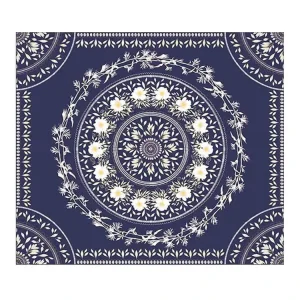 Factory Custom Decorative Mandala Wall Hanging Tapestry Handmade Plain Cotton Knitted Frame Style Pattern Digital Printed
