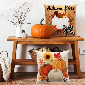 Factory Custom Designs Washable Striped Decorative Throw Sofa Pillow Case Cover for Living Room
