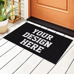 Factory Custom Durable Anti Skid Printing Outdoor Door Rug Logo Welcome Entrance Mats Pvc Coil Door Mat