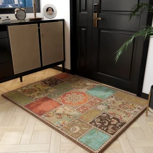 Factory Custom Easy to Clean Anti Slip Boho Style Rug Printed Door Mat Custom Door Mats for Home Entrance