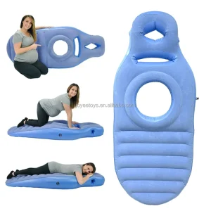 Factory Custom Inflatable Pregnancy Body Pillow Full Body Maternity Support Pillow for Sleeping