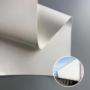 Factory Custom Made Heavy Duty Flame Retardant 26oz Truck Side Curtains Vinyl Coated Tarpaulin