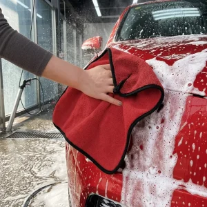 Factory Custom Microfiber Cloth Cleaning Rag Polishing Cloth High Absorbent Scratch Resistant for Vehicle Washing