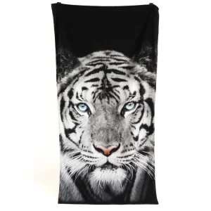 Factory Custom OEM Logo Kids Beach Towel 100% Cotton Absorbent Beach Towel Printed Thick Beach Towel