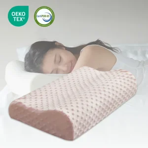 Factory Custom Removable Cover Healthy Breathable Bed B Shape Adjustable Comfortable Memory Foam Pillow Sleeping Pillow
