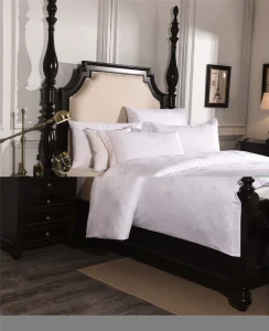 Factory Custom Solid Color Washed Cotton 100% Cotton Hotel Homestay 4pcs Bedding Set
